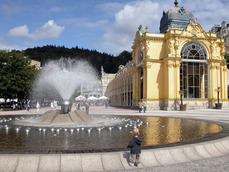 Foto del balneario de Marienske Lazne, en Chequía.